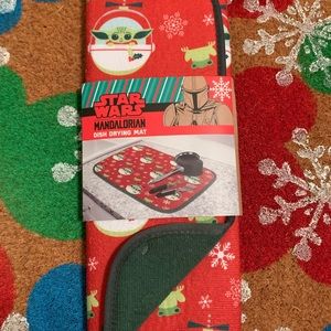 Star Wars Mandelorian / Baby Yoda Groku Christmas Drying Dish Mat